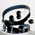 SiaLinda: Halsband Lacky Lackleder 2.0 schwarz, pur, mit Kristall oder mit O-Ring - SiaLinda.com